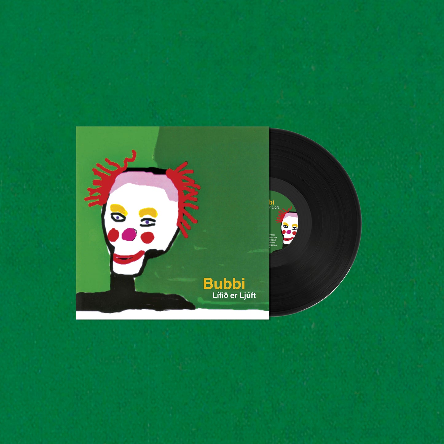 Bubbi - Lífið er ljúft LP (Svartur Vínyll)