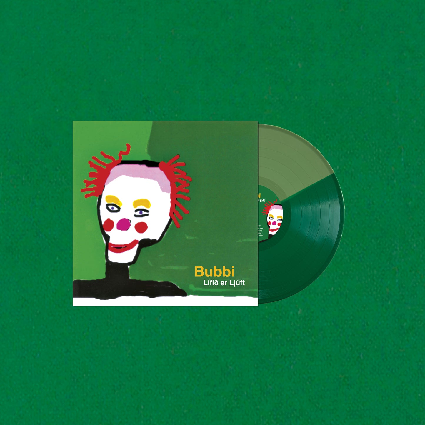 Bubbi - Lífið er ljúft LP (Litaður Vínyll)