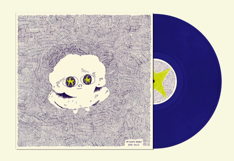 Kári Egils - My Static World LP (Litaður, Blár Vínyll)