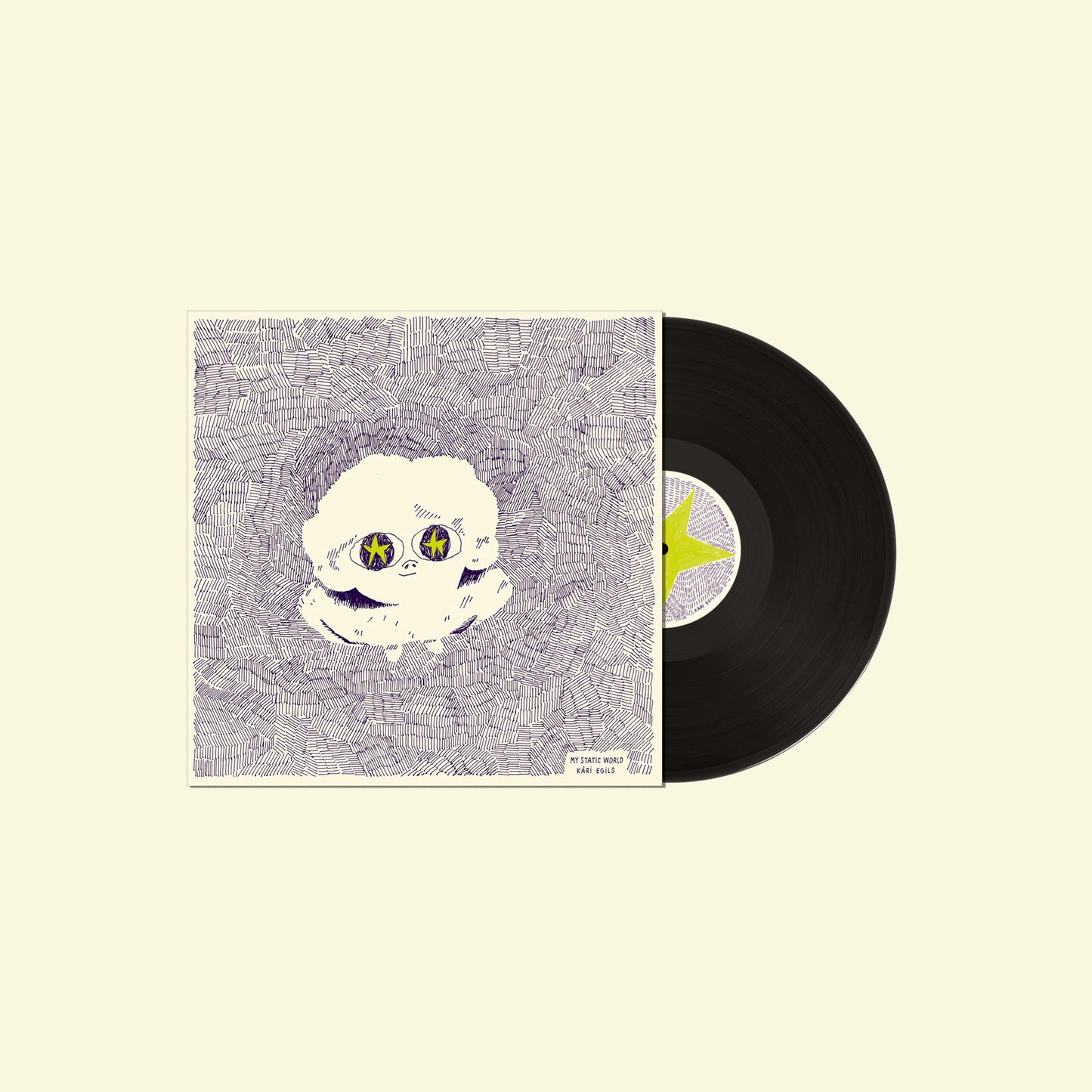 Kári Egils - My Static World LP (Svartur Vínyll)