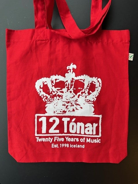 12 Tónar Tote Bag Red