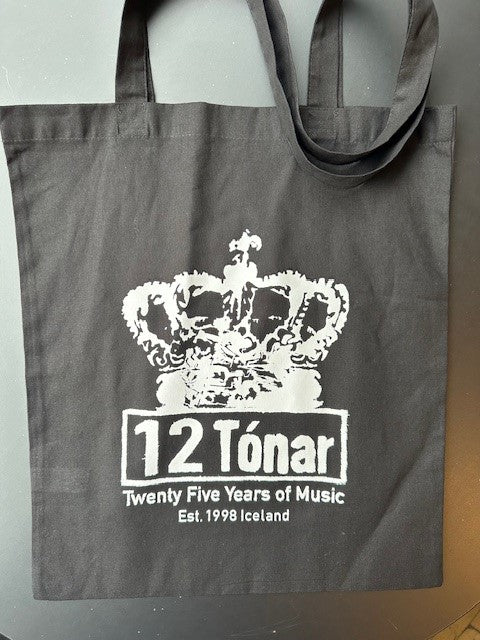 12 Tónar Tote Bag Black